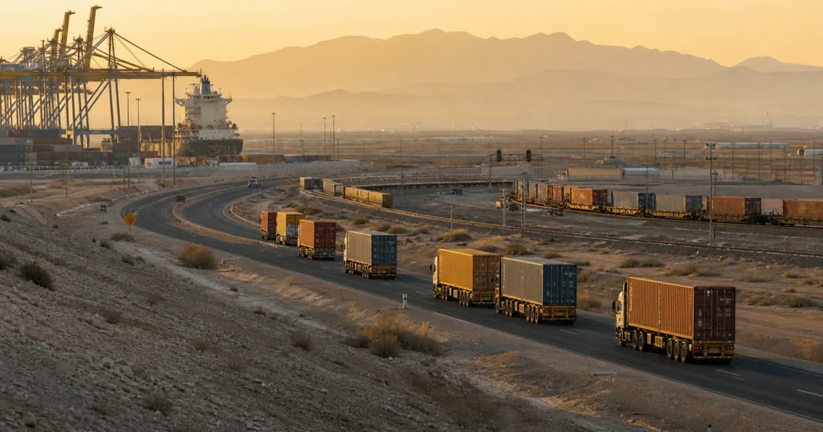 Reaching the Gulf When Hormuz Is Closed: Landbridge and Multimodal Routing