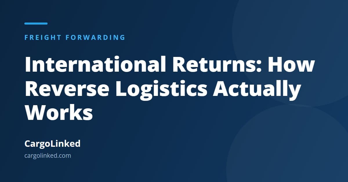 International Returns: How Reverse Logistics Actually Works