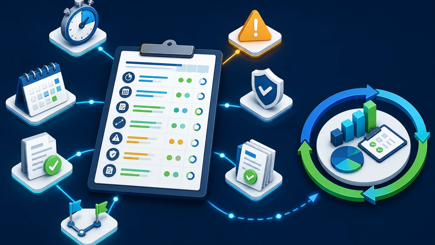 Freight forwarding SLA scorecard connected to measurable service areas and reviews