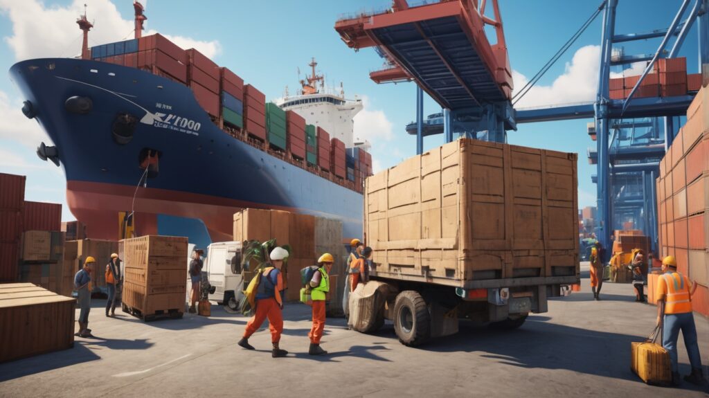 Cargolinked_people_with_cargo_for_transport_and_shipping_at_port