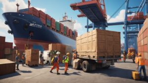 Cargolinked_people_with_cargo_for_transport_and_shipping_at_port